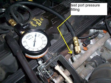 Nissan Altima Fuel Pressure Test