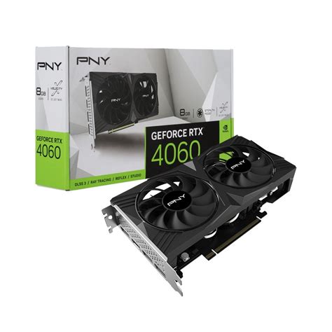 Pny Vga Geforce Rtx 4060 Verto Dual Fan 8gb Gddr6 Vcg40608dfxpb1 A0152547 Shopee Thailand