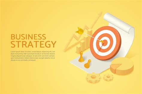 Premium Vector Business Strategy Planning And Set Goals