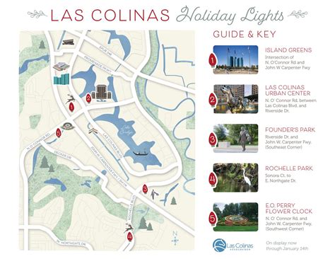 Las Colinas Holiday Lights Map By Las Colinas Association Issuu