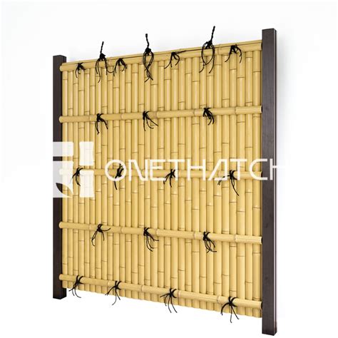 Onethatch Bamboo Fence Kenninji Gaki Sundried Color Synthetic