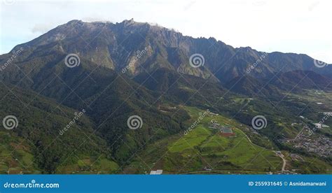 Aerial View of Majestic Mount Kinabalu, Kundasang Sabah. Stock Video ...