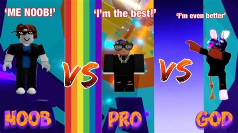 Noob Vs Pro Vs O Tower Of Hell Roblox Pt Youtube