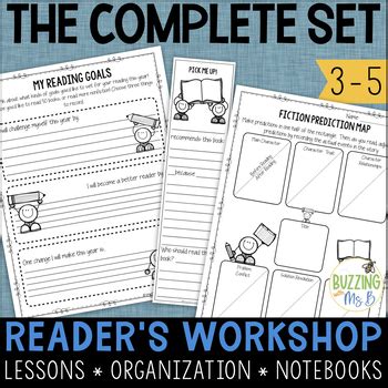 Reader S Workshop Bundle For 3rd 4th 5th Grade TpT