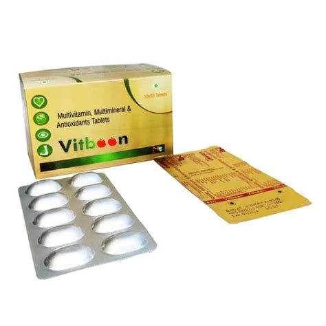 Multivitamin Multimineral Antioxidants Tablets Dry Place At Best Price