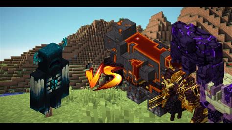 Warden Vs L Ender S Cataclysm Minecraft Mob Battle YouTube