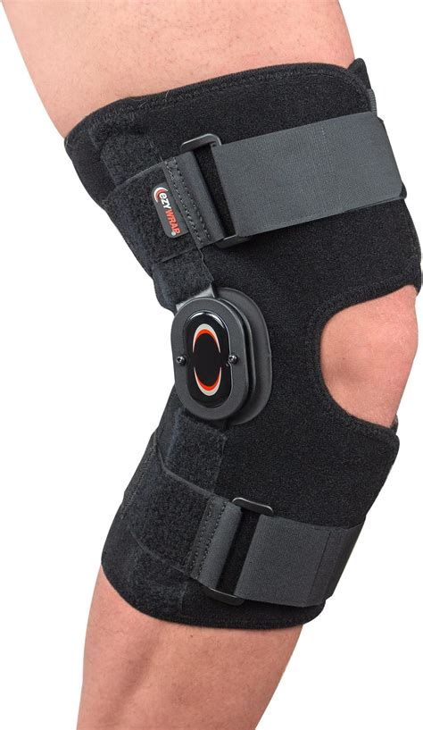 Donjoy Deluxe Hinged Knee Brace Drytex Wrap Around Open