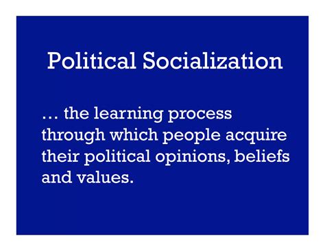 PS 101 Political Socialization Fall 2008 | PDF