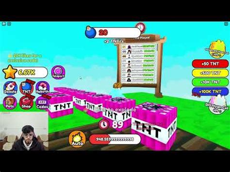 I Got Tnt In Tnt Every Second Roblox Youtube