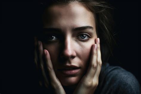 sad woman face stock  images  backgrounds