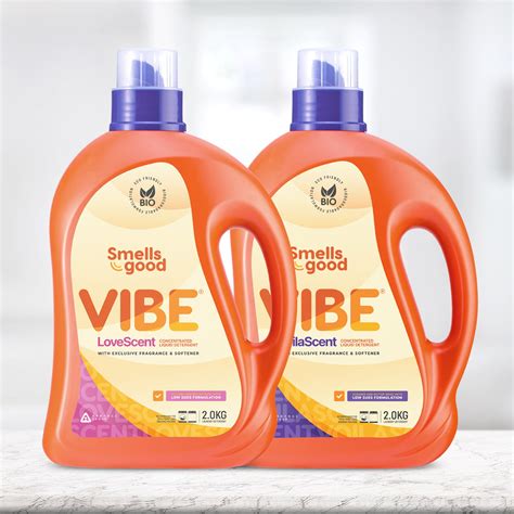 Vibe Laundry Detergent Combo Biodegradable Low Suds