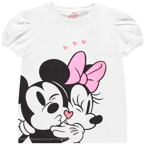 T Shirt Manches Courtes Print Mickey Et Minnie Disney Orchestra