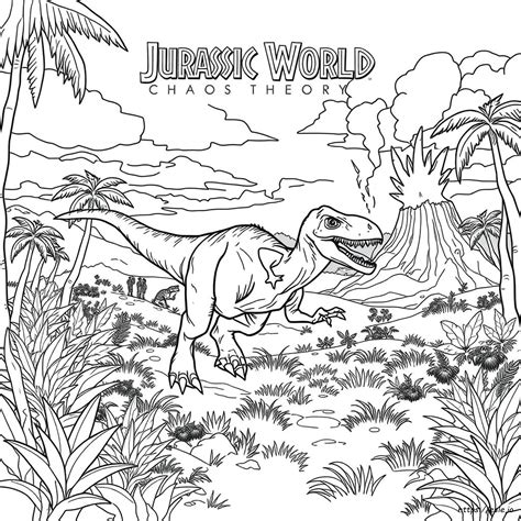 Coloriages Jurassic World La Théorie Du Chaos