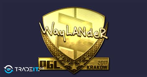 Sticker WayLander Gold Krakow 2017 Tradeit