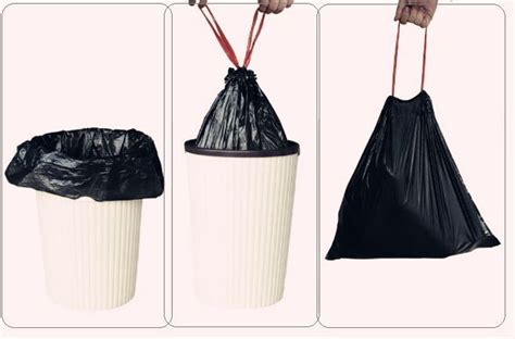 China Customized Black Drawstring Garbage Bags Suppliers and ...