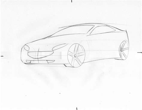 Car Perspective Drawing at GetDrawings | Free download