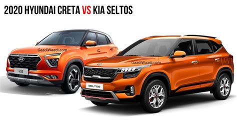 2020 Hyundai Creta Vs Kia Seltos Detailed Specs Comparison