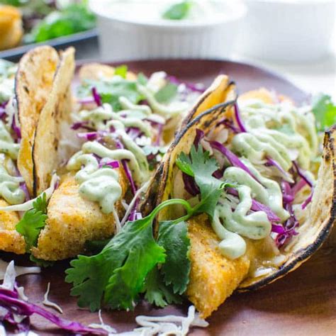 Crispy Baked Fish Tacos Garlic Zest