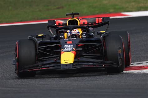 Chine Qualifs Max Verstappen Signe La E Pole Position De Red Bull