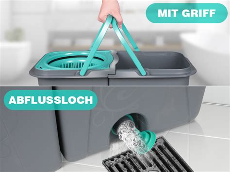 Midyb Wischmopp Set Mit Eimer 2 In 1 Bodenwischer Set Mit