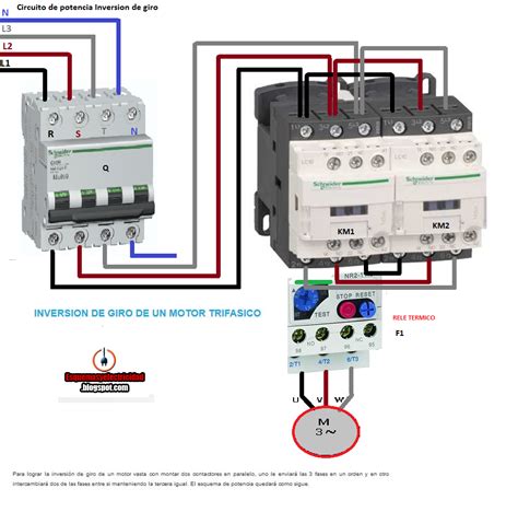 Diagrama De Circuito Trifasico Arranque Motor Trifasico Con