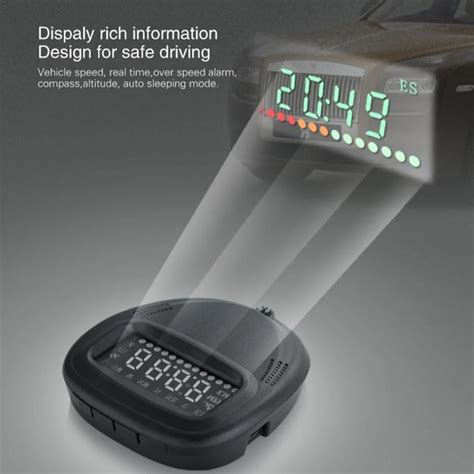 Universal Car HUD GPS Speedometer Head UP Display Digital Car