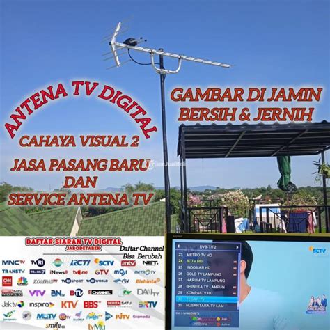 Toko Elektronik Pasang Antena Tv Digital Dan Set Top Box Bintaro