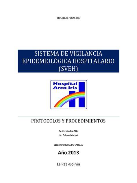 Sistema De Vigilancia Epidemiológica Hospitalario Sveh Pdf