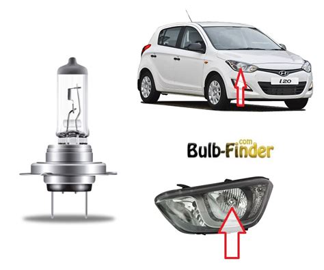 Hyundai I Bulb Type Number Low Beam Headlight Car Truck