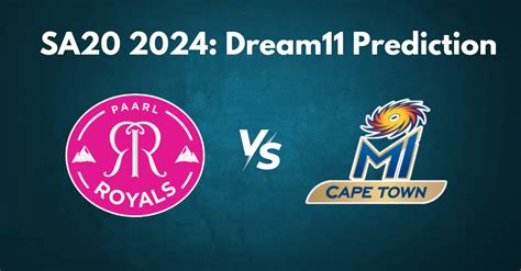 Sa20 2024 Pr Vs Mict Match Prediction Dream11 Team Fantasy Tips And