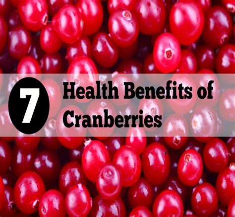 Health Benefits Of Cranberries