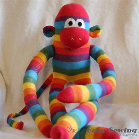 How To Make A Sock Monkey With A Sock Monkey Pattern PDF Easy Sewing