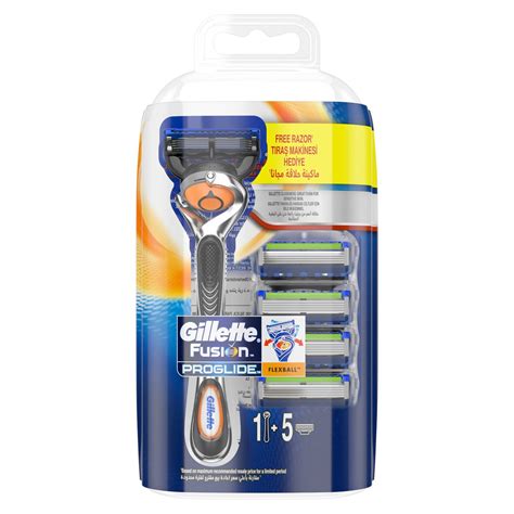 Gillette Razor Fusion Proglide Flex Ball 1 Handle 5 Blades Online At