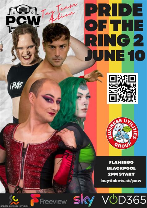 Pcw Uk Wrestling On Twitter Pride Of The Ring 2 🏳️‍🌈 June 10th