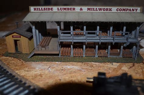 Gallery Pictures Atlas Lumber Yard & Office Kit HO Scale Model Railroad ...