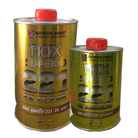 Nippon 2k Clear Nippon 221 Nax Superio Laquer Topcoat