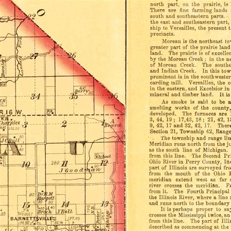 Vintage Map of Morgan County, Missouri 1880 by Ted's Vintage Art