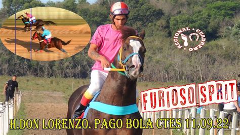 Furioso Sprit Clasico Central H Don Lorenzo Pago Bola Ctes 110922