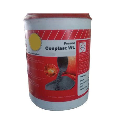 White Crystal Fosroc Conplast Wl Integral Waterproofing Liquid