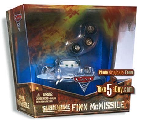 Take Five a Day » Blog Archive » Mattel Disney Pixar CARS 2: Disney D23 Exclusive Submarine Finn ...