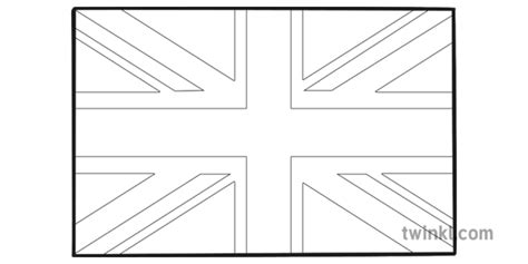 Union Jack Flag Coloring Page Coloring Pages