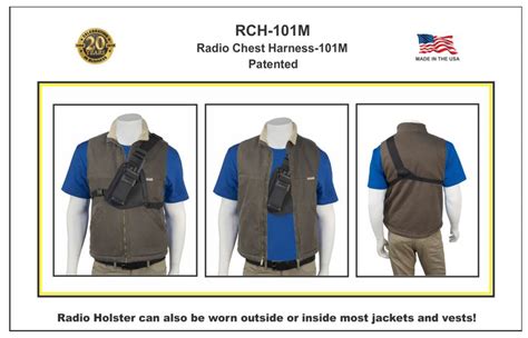 Holsterguy Rch M Holster Radio Shoulder Chest Harness