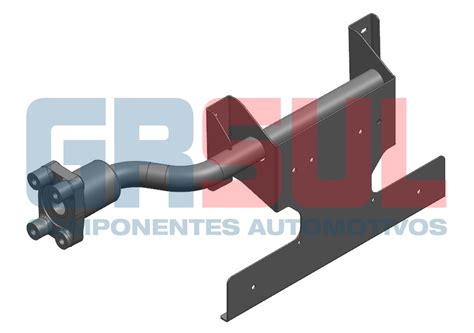 Suporte de para lama traseiro lado direito compatível Volks Man TGX