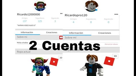 Como Tener 2 Cuentas De Roblox En Un Movil Youtube