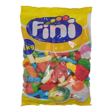 Sachet de bonbons acidulés assortis Fini Clear boom mix 1 kg par 8 75