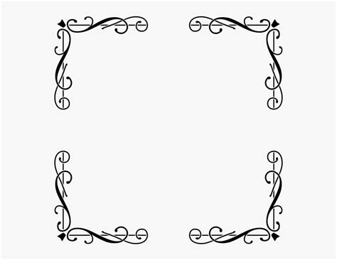 Fancy Elegant Frame Elegant Fancy Border Design Hd Png Download