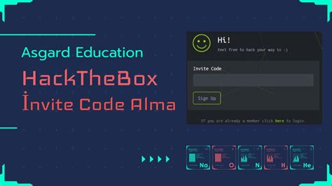 HackTheBox İnvite Kodu Alma YouTube