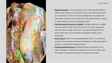 Ppt Care And Maintenance Of Opal Gemstone Powerpoint Presentation