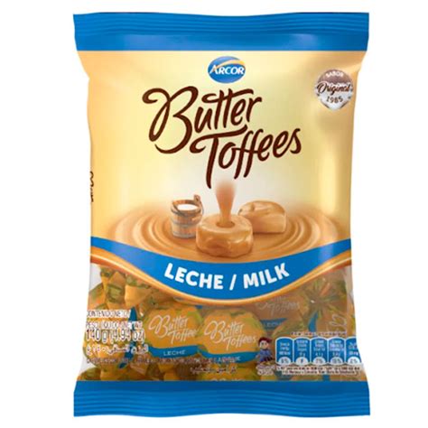 Caramelo Butter Toffees Leche Milk X 140 Gr Súper El Cóndor