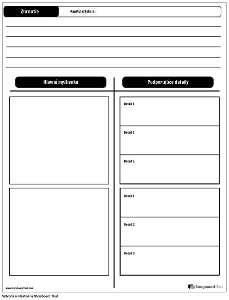 Ita Zhrnutie W Hlavn My Lienka Storyboard Por Sk Examples